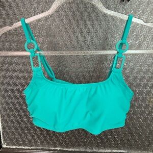 Shade & Shore Turquoise Bikini Top